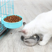 ペット用食器 犬用食器 猫用食器 フードボウル ウォーターボウル 餌入れ 水入れ ケージ取り付け可 ケージ固定 丸型 エサ入れ お手入れ簡単 ペットグッズ イヌ用 ネコ用 ペット用品