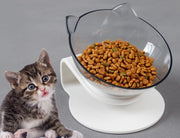 ペット用食器 ペットグッズ ネコ 猫 イヌ 犬 スタンド付き 台付き フードボウル ウォーターボウル エサ入れ 水入れ ネコ型
