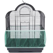鳥かごカバー バードケージカバー ペットグッズ ペット用品 防塵 飛散防止 ストレッチ素材 メッシュ ネット 伸縮性 通気性 ホワイト ブルー グリーン ブラック 白 黒