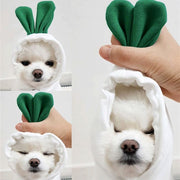 ペットウェア ペット用コスチューム コスプレ 犬 猫 ドッグウェア キャットウェア 犬服 ペット用品 フート付き パーカー フード紐 葉っぱ付き なりきり バナナ ハート リンゴ 大根 かわいい おしゃれ キュート 仮装 ハロウィン イベント インスタ映え お出かけ 防寒 白 黄 赤