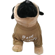 ペットウェア Tシャツ 犬服 洋服 ドッグウェア フレンチブルドッグ フレブル 袖あり プルオーバー 犬用 英字ロゴ カジュアル おしゃれ かわいい お散歩 お出かけ 普段使い ペット服 犬の服 ペット用品