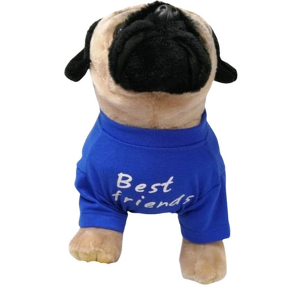 ペットウェア Tシャツ 犬服 洋服 ドッグウェア フレンチブルドッグ ロイヤルブルー×BEST バリエーション画像