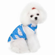 ペットウェア ドッグウェア タンクトップ 犬服 猫服 小型犬 中型犬 パピー 袖なし くじら プリント 薄手 お散歩 お出かけ かわいい おしゃれ