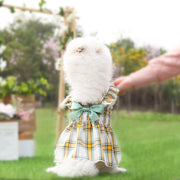 ドッグウェア 犬服 ワンピース ペット 小型犬 猫 女の子 洋服 フレア リボン フリル ギャザー チェック柄 可愛い おしゃれ