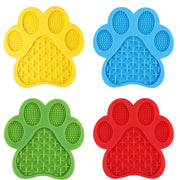 ペット用食器 フードボウル フードマット 早食い防止 リックパッド 滑り止め 犬 イヌ 猫 ネコ 肉球 かわいい