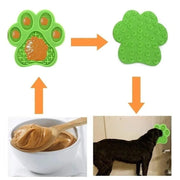 ペット用食器 フードボウル フードマット 早食い防止 リックパッド 滑り止め 犬 イヌ 猫 ネコ 肉球 かわいい