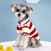 ペット用ポロシャツ イヌ用ポロシャツ 小型犬 中型犬 猫 ネコ ペット服 ペットウェア 犬服 ドッグウェア トップス カットソー 角襟 プルオーバー 総柄 ボーダー グリーン ブルー レッド シンプル カジュアル 可愛い キュート おしゃれ 春 夏