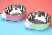 ペット用フードボウル 犬 猫 いぬ ねこ ペット 餌入れ エサ入れ 水入れ 円形 丸型 ラウンド プラスチック ステンレス シンプル 餌やり 水やり 水飲み 青 ピンク 緑