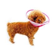 エリザベスカラー 猫 犬 ペット 術後ウェア ドット 水玉 ソフト 軽量 傷口保護 皮膚病 傷舐め防止 簡単装着 スナップボタン
