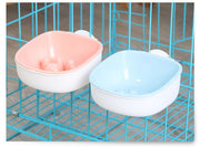 ペット用食器 フードボウル 猫用 犬用 ウォーターボウル 餌皿 餌入れ 水入れ ケージ取り付け ケージ固定 エサ入れ 肉球 凸凹 早食い防止 ペット用品 ネコ用 イヌ用 ペットグッズ