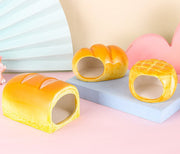 ハムスター用ハウス ハムスターハウス 小動物用ハウス ペット用インテリア ペット用品 ペットグッズ 陶器製 パン型 ブレッド型 丸型 長方形 カジュアル ポップ ユニーク 可愛い キュート おしゃれ