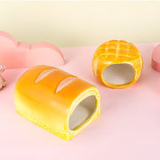 ハムスター用ハウス ハムスターハウス 小動物用ハウス ペット用インテリア ペット用品 ペットグッズ 陶器製 パン型 ブレッド型 丸型 長方形 カジュアル ポップ ユニーク 可愛い キュート おしゃれ