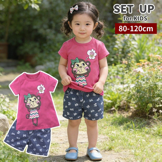 セットアップ 上下セット 子供服 キッズ 女の子 ガールズ 商品画像