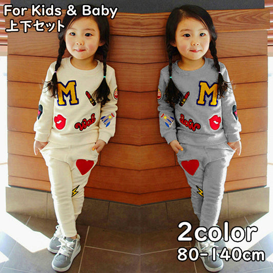 セットアップ 上下セット スウェット ジャージ 子供服 キッズ 商品画像