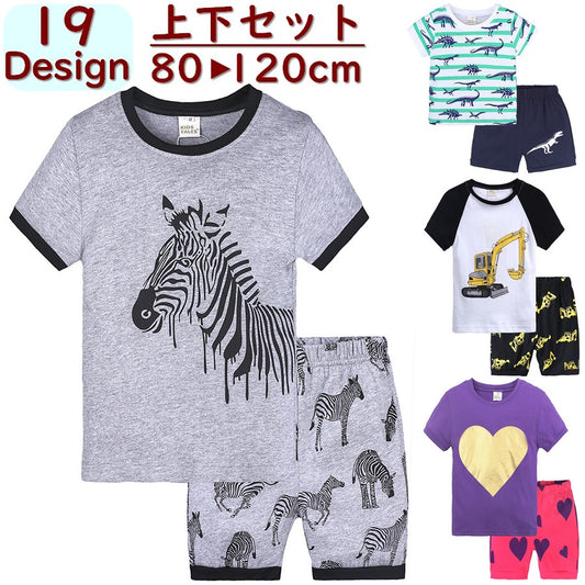セットアップ 上下セット 2点セット 半袖Tシャツ ショートパンツ 半ズボン 商品画像
