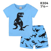 セットアップ 上下セット 2点セット 半袖Tシャツ ショートパンツ 半ズボン 短パン パジャマ ルームウエア 子供服 キッズ カットソー ラウンドネック ウエストゴム プリント カジュアル トップス ボトムス 部屋着 寝間着 寝間着 男の子 女の子 男児 女児 子ども服 こども服 子供用