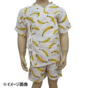 甚平 上下セット 和服 子供服 キッズ ベビー 女の子 男の子 パジャマ 半袖 半ズボン 短パン 寝間着 部屋着 ルームウェア Vネック ウエストゴム トップス ボトムス 寝巻き ラフ リラックス 夏 可愛い おしゃれ 80 90 100 110 120