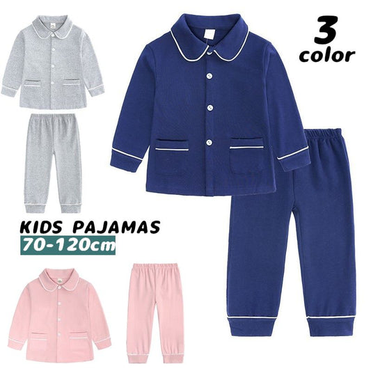 パジャマ 上下セット 子供服 ルームウェア 長袖 長ズボン 商品画像