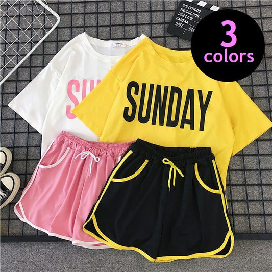 半袖Tシャツ ショートパンツ セットアップ 上下セット レディース トップス 商品画像