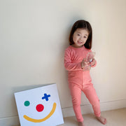 パジャマ 子供 キッズ 長袖 ルームウェア ベビー 男の子 女の子 上下セット ロングパンツ トップス ボトムス おしゃれ シンプル  春 秋 冬 80 90 100 110 120 130 140