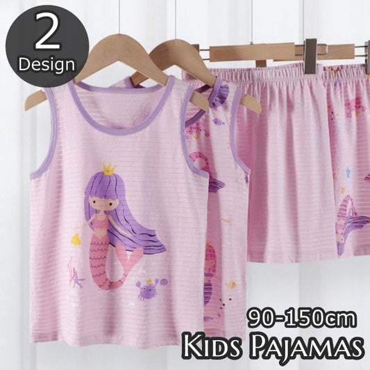 ルームウェア パジャマ 上下セット キッズ 子供服 タンクトップ 商品画像