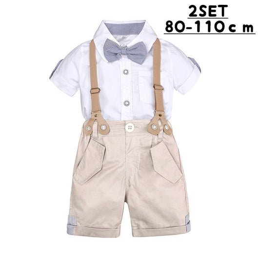 セットアップ 上下セット 2点セット 子供服 半袖シャツ ハーフパンツ 商品画像