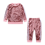 スウェット セットアップ キッズ 男の子 女の子 長袖 クルーネック リブ トップス ボトムス ロングパンツ 子供服 かわいい
