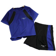 スポーツウェア 上下セット キッズ ジュニア セットアップ 半袖 短パン Tシャツ ハーフパンツ 通気性 スポーツ 運動 トレーニング おしゃれ 普段使い