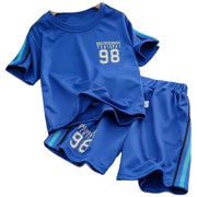 スポーツウェア 上下セット キッズ ジュニア セットアップ 半袖 短パン Tシャツ ハーフパンツ 通気性 スポーツ 運動 トレーニング おしゃれ 普段使い