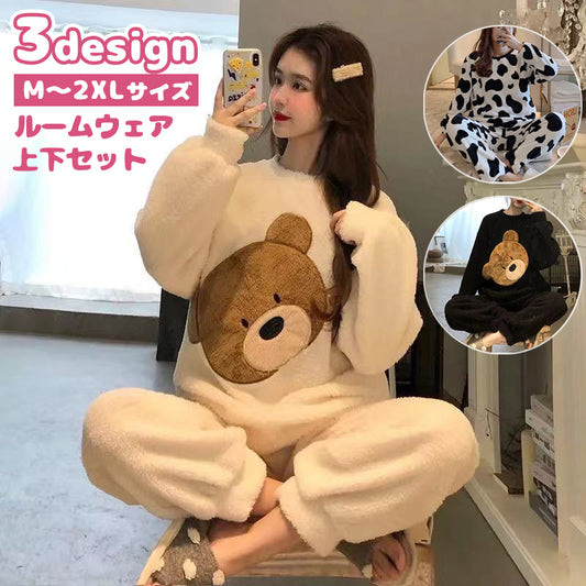 ルームウェア 上下セット レディース 大きいサイズ セットアップ 部屋着 商品画像