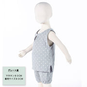 上下セット セットアップ ノースリーブ タンクトップ ショートパンツ 子供用 トップス ボトムス 半ズボン 短パン ウエストゴム ティアドロッププラケット 夏 星柄 スター 三角 トライアングル おしゃれ カジュアル 男の子 女の子 男児 女児 キッズ 子供服 子ども服 こども服 80cm 90cm 100cm 110cm 120cm 白 灰色