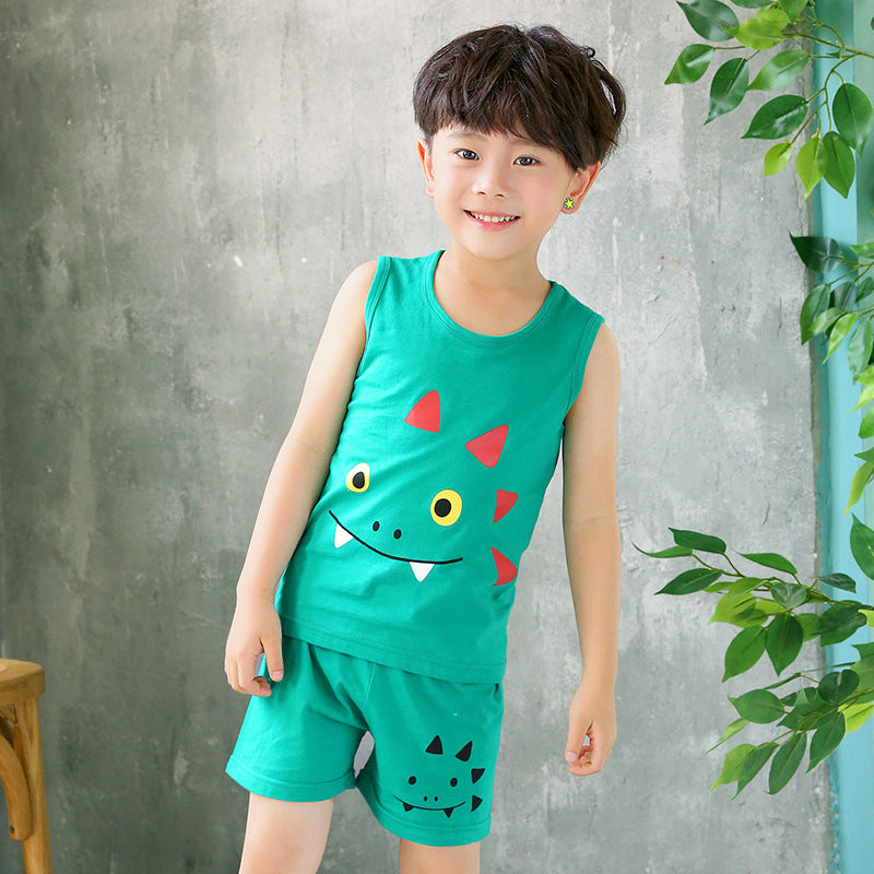 セットアップ 上下セット タンクトップ ハーフパンツ ラウンドネック デザイン豊富 商品画像2