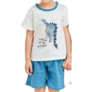 ルームウェア 部屋着 パジャマ 上下 セットアップ キッズ 子供服 春夏 薄手 メッシュ 可愛い プリント 半袖 半ズボン 寝巻き ナイトウェア トップス Tシャツ カットソー プルオーバー ボトムス ショートパンツ 短パン 通気性 ラウンドネック 丸首 ウエストゴム ボーダー 恐竜 動物 花 ロゴ かわいい おしゃれ ジュニア ベビー 子ども こども 幼児 女の子 男の子