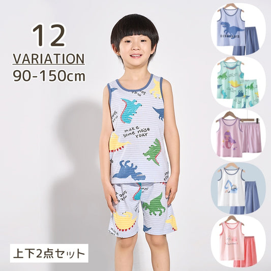 パジャマ 2点セット 上下セット キッズ ジュニア ルームウェア 商品画像