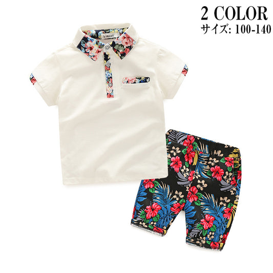 子供服 子供用セットアップ 上下セット ツーピース キッズウエア シャツ 商品画像
