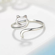 アクセサリー 3点セット 指輪 ブレスレット レディース 女性 リング ネコ 猫 リボン モチーフ かわいい フェミニン キュート かわいい 上品 贈り物 ギフト プレゼント