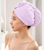 入浴グッズ 2点セット ヘアドライタオル ボディスポンジ レディース 女性 婦人 タオルキャップ ヘアターバン 背中洗い 体洗い 吸水 速乾 お風呂上がり 時短 バス用品 バスグッズ 一人暮らし
