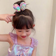 キッズ ヘアアクセサリー 3点セット 子供用 女の子 ヘアゴム シュシュ ヘアピン ヘアクリップ 髪飾り リボン ハート キラキラ かわいい おしゃれ プレゼント ギフト