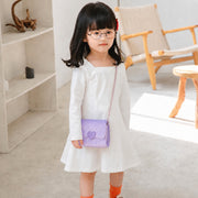 キッズ ワンピース ハートバッグ 2点セット 女の子 女子 子ども 100cm 長袖 ショルダーバッグ お出かけ 発表会 お祝い 食事会 おめかし お呼ばれ パーティー