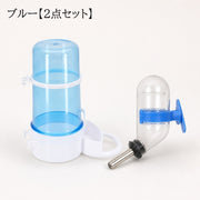 ハムスター用 ごはん・給水用品 フードサーバー 給水器 60ml ケージ取り付け 買い足し用【2点セット】