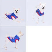 犬用 ペットウェア 2枚セット Mサイズ トレーナー パーカー 長袖 フード付き スポーティー カジュアル 男の子 お散歩 お出かけ 室内着 洗い替え かっこいい おしゃれ 犬服