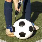 手動式 空気入れ ボールネット 2点セット ハンドポンプ エアポンプ ボールバッグ 小型 サッカー バスケットボール バレーボール 球技 持ち運び 携帯 収納 練習 試合 部活
