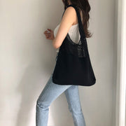 ニットメッシュトートバッグ 冷感タオル 2点セット ケース付き クールタオル レディース 女性 婦人 バッグ メッシュ ショルダーバッグ シンプル おしゃれ リゾート 海 プール 海水浴 ビーチ レジャー 夏 お出掛け