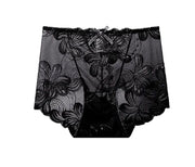 ボックスショーツ 総レース レディース 単品 花柄 インナー パンツ 肌着 女性下着 股上深め 響きにくい おしゃれ アンダーウェア 上品 エレガント かわいい 透け感  デイリー 普段履き ブラック 黒 ホワイト 白 パープル 紫 グレー 灰 ブルー ベージュ キャラメル レッド 赤 M L XL