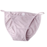 ふんどしショーツ レディース 女性 紐パン ショーツ ふんどし型パンツ 無地 単色 シンプル ベーシック パンティー インナー 下着 婦人 サイドストリング ローライズ かわいい おしゃれ キュート カラバリ豊富 白 紫 灰 緑 黒 ピンク 青 ベージュ ワイン