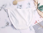 ふんどしショーツ レディース 女性 紐パン ショーツ ふんどし型パンツ 無地 単色 シンプル ベーシック パンティー インナー 下着 婦人 サイドストリング ローライズ かわいい おしゃれ キュート カラバリ豊富 白 紫 灰 緑 黒 ピンク 青 ベージュ ワイン