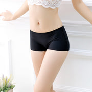 ボックスショーツ ボーイレッグ ボクサーパンツ レディース 女性 インナー 下着 通気性 吸汗 無地 単色 シンプル ブラック 黒