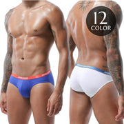 ブリーフ ショーツ メンズ 男性用 インナー 単品 下着 肌着 英字ロゴ アンダーウェア 伸縮性 通気性 快適 薄手 セクシー シンプル カジュアル おしゃれ プレゼント ギフト 紳士用 黄色 黒 白 赤 青 グレー