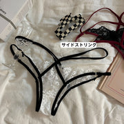 ヒップハンガーショーツ サイドストリング ショーツ レディース パンツ パンティ ランジェリー インナー 見せパン レース セクシー 透け感