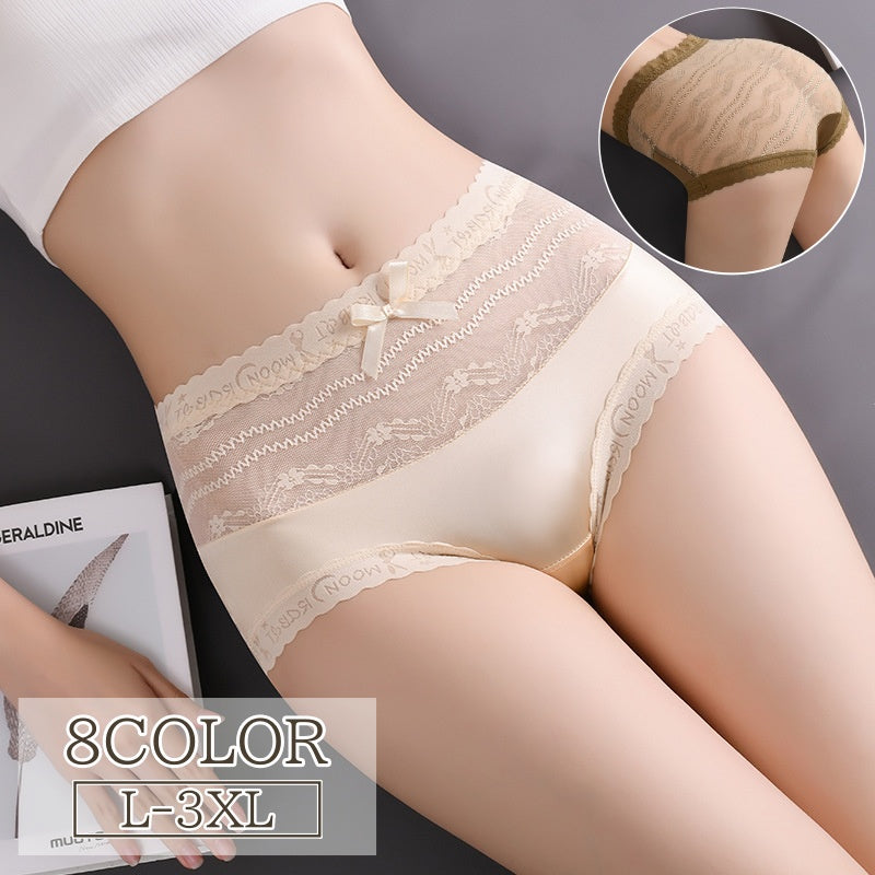 スタンダードショーツ レディース ショーツ スタンダード リボン シースルー フリル へそ下 かわいい おしゃれ 2XL 3XL 下着 インナー 女性 大人女子 婦人